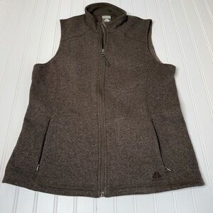 Nike ACG Fleece Vest Full Zip Pockets Y2K Brown Mens Large 1679